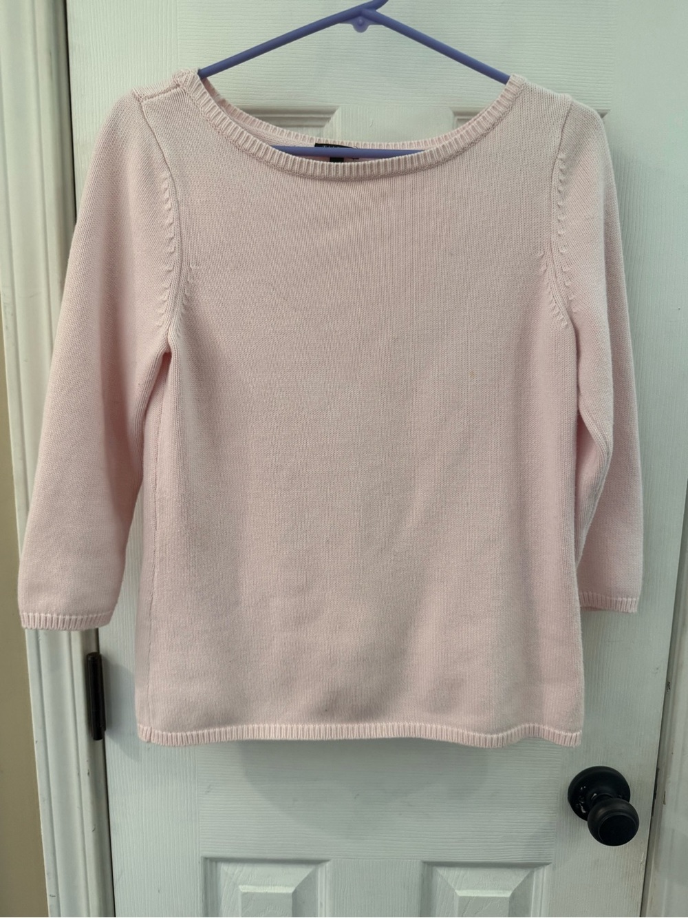Talbots Pale Pink Crewneck Sweater